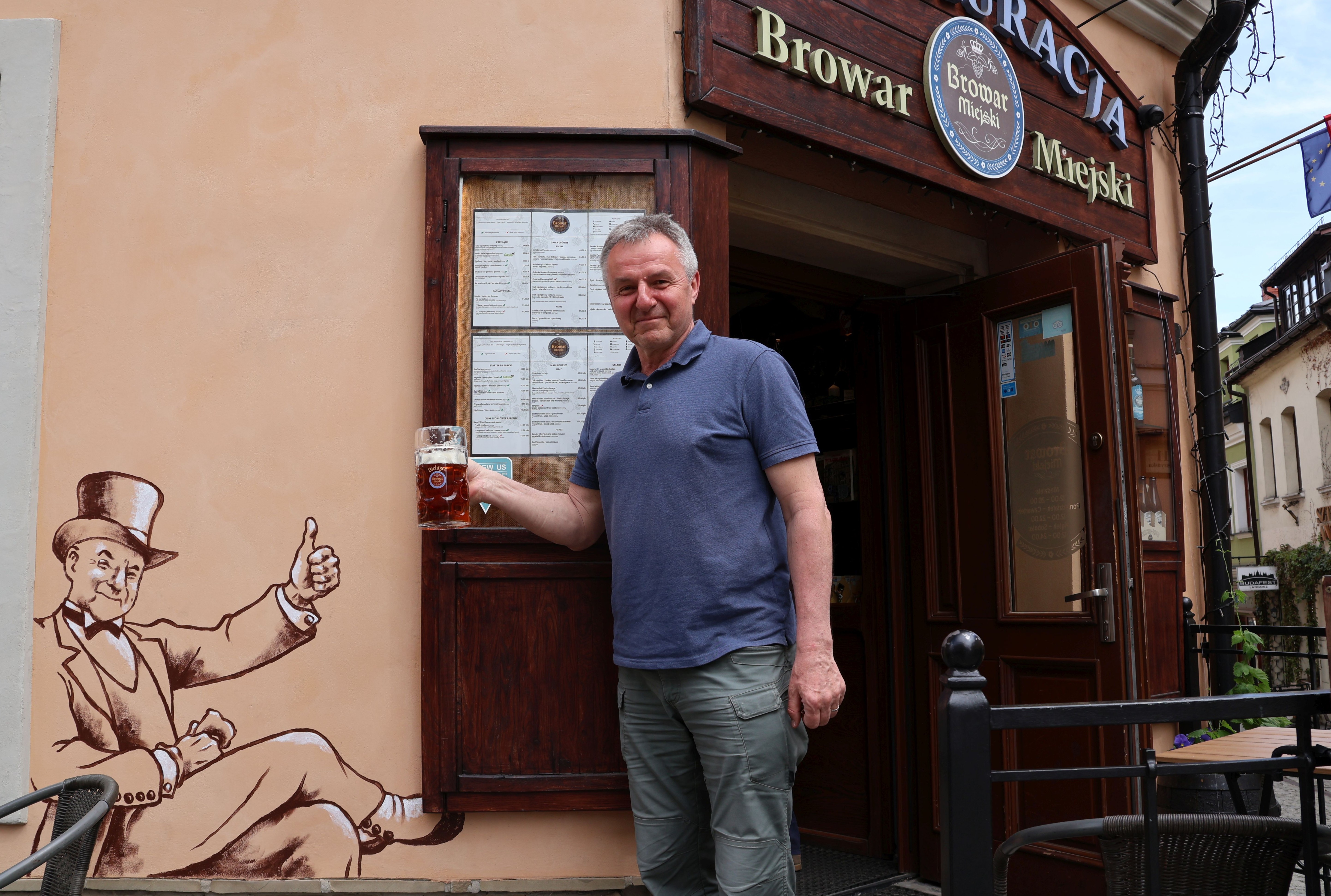 Na zdjęciu  mural na Browarze Miejskim 