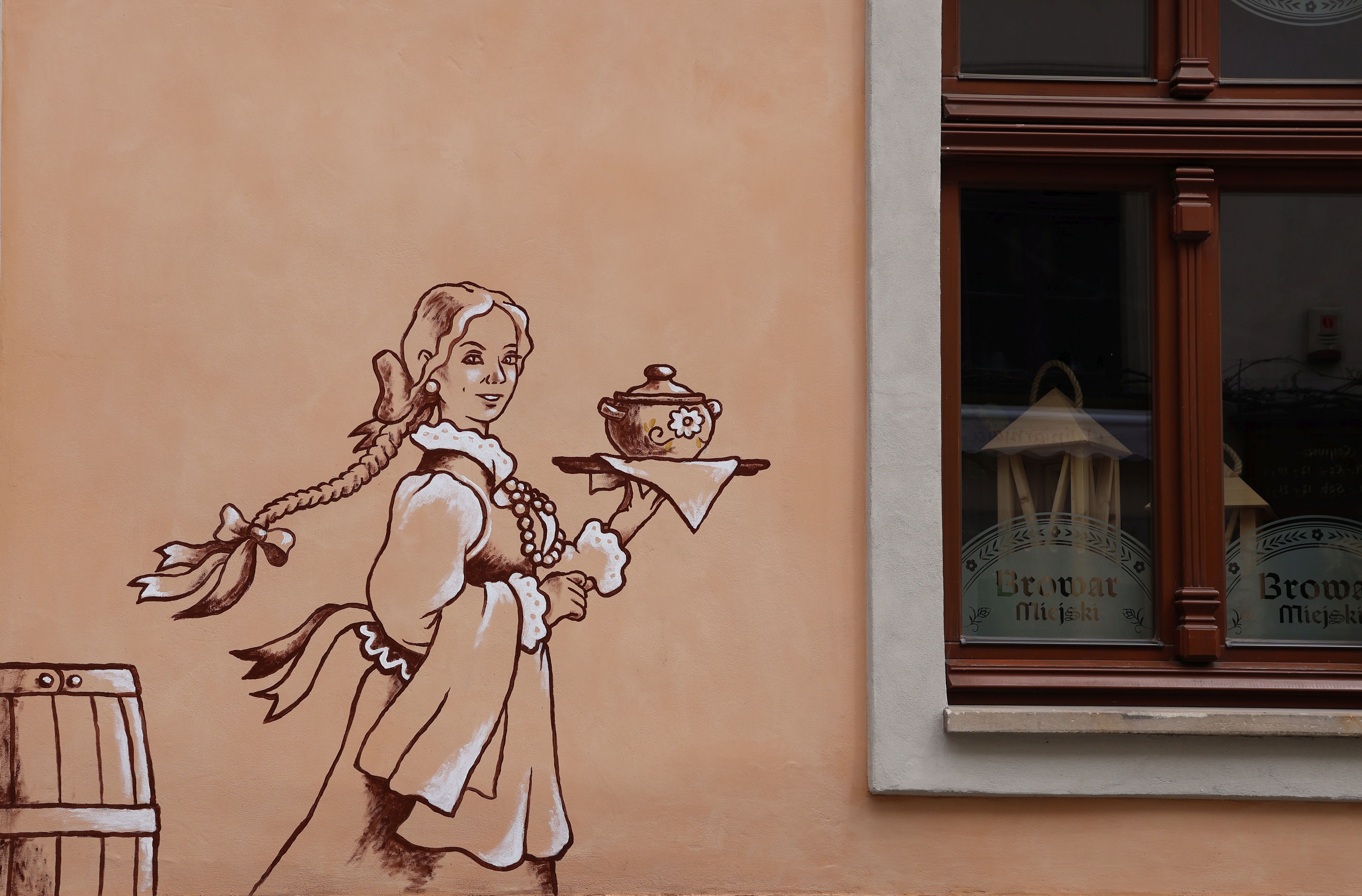 Na zdjęciu  mural na Browarze Miejskim 