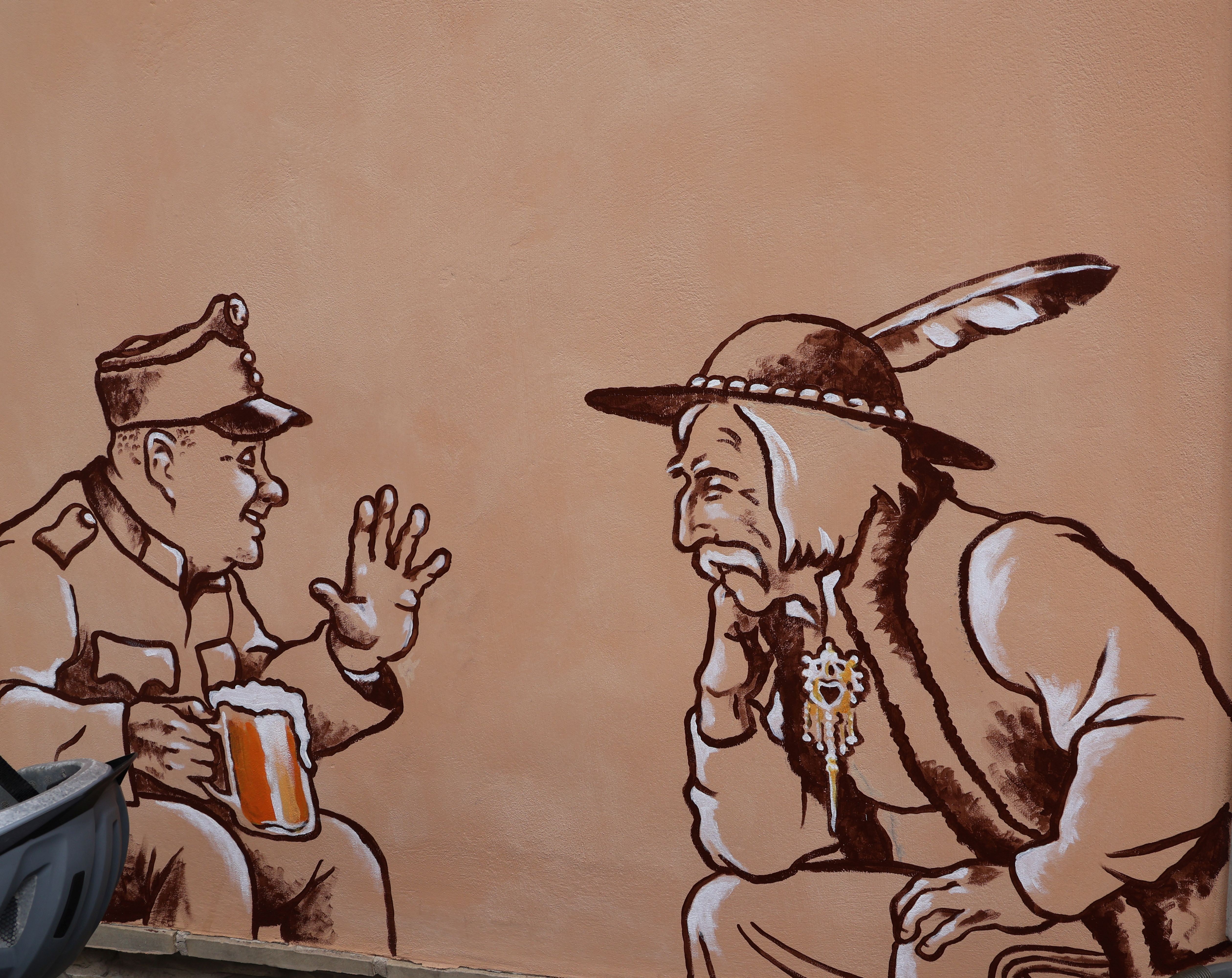 Na zdjęciu  mural na Browarze Miejskim 