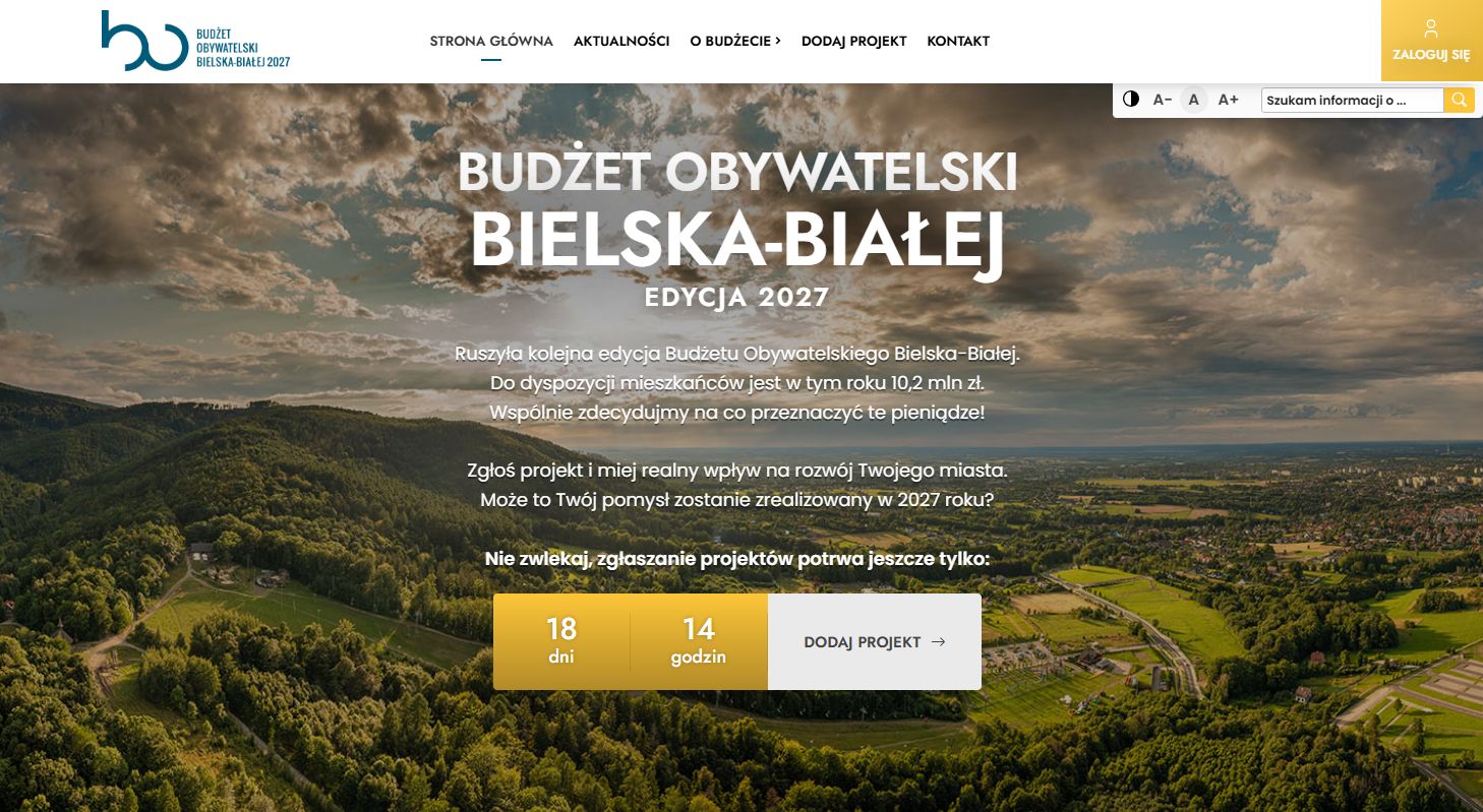 Na zdjęciu strona internetowa BOBB