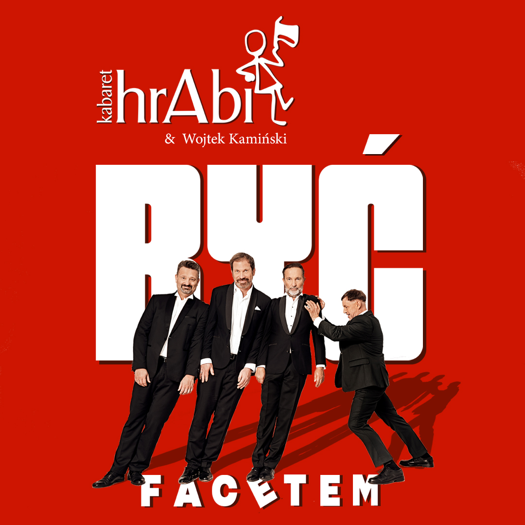 Na zdjęciu plakat kabarety hrAbi