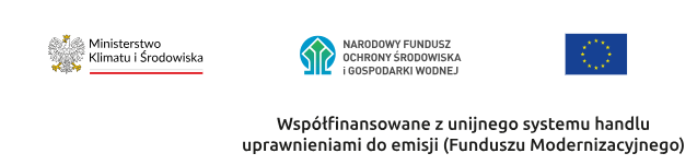 Baner: Ministerstwo Klimatu i Środowiska; Narodowy Fundusz Ochrony Środowiska i Gospodarki Wodnej; flaga UE