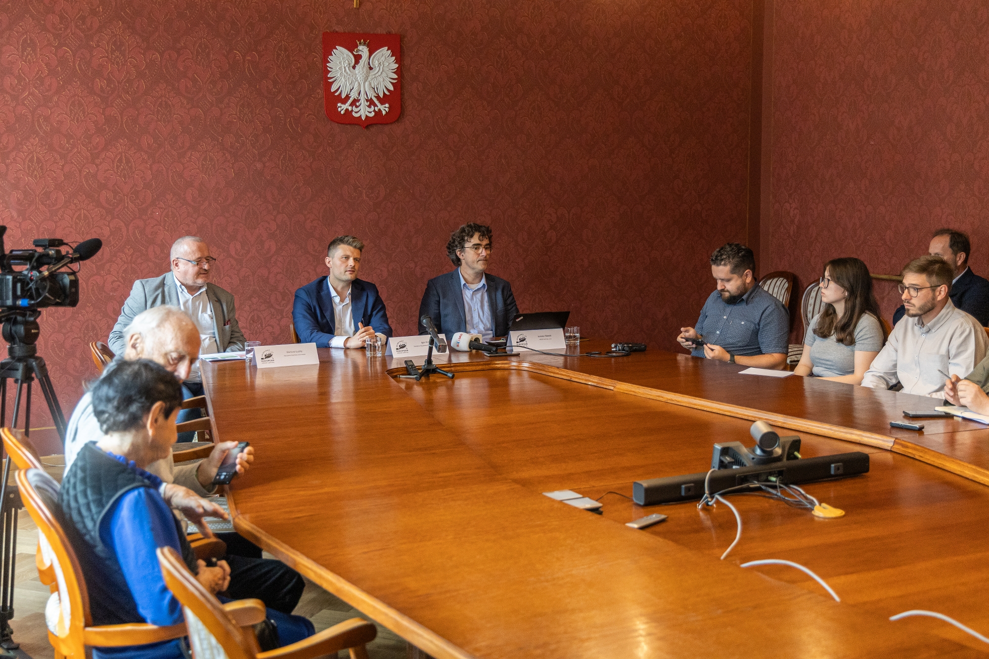 Na zdjęciu uczestnicy konferencji o Mapie Drzew