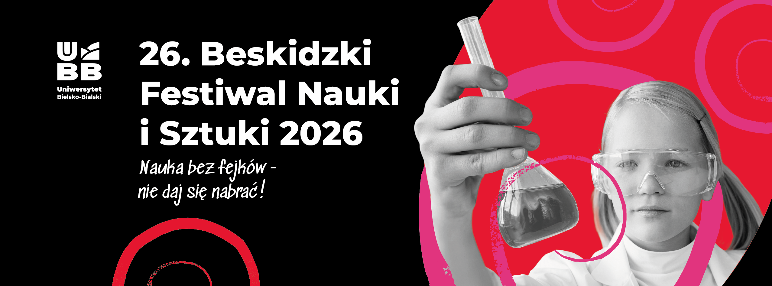Na zdjęciu festiwalowy baner