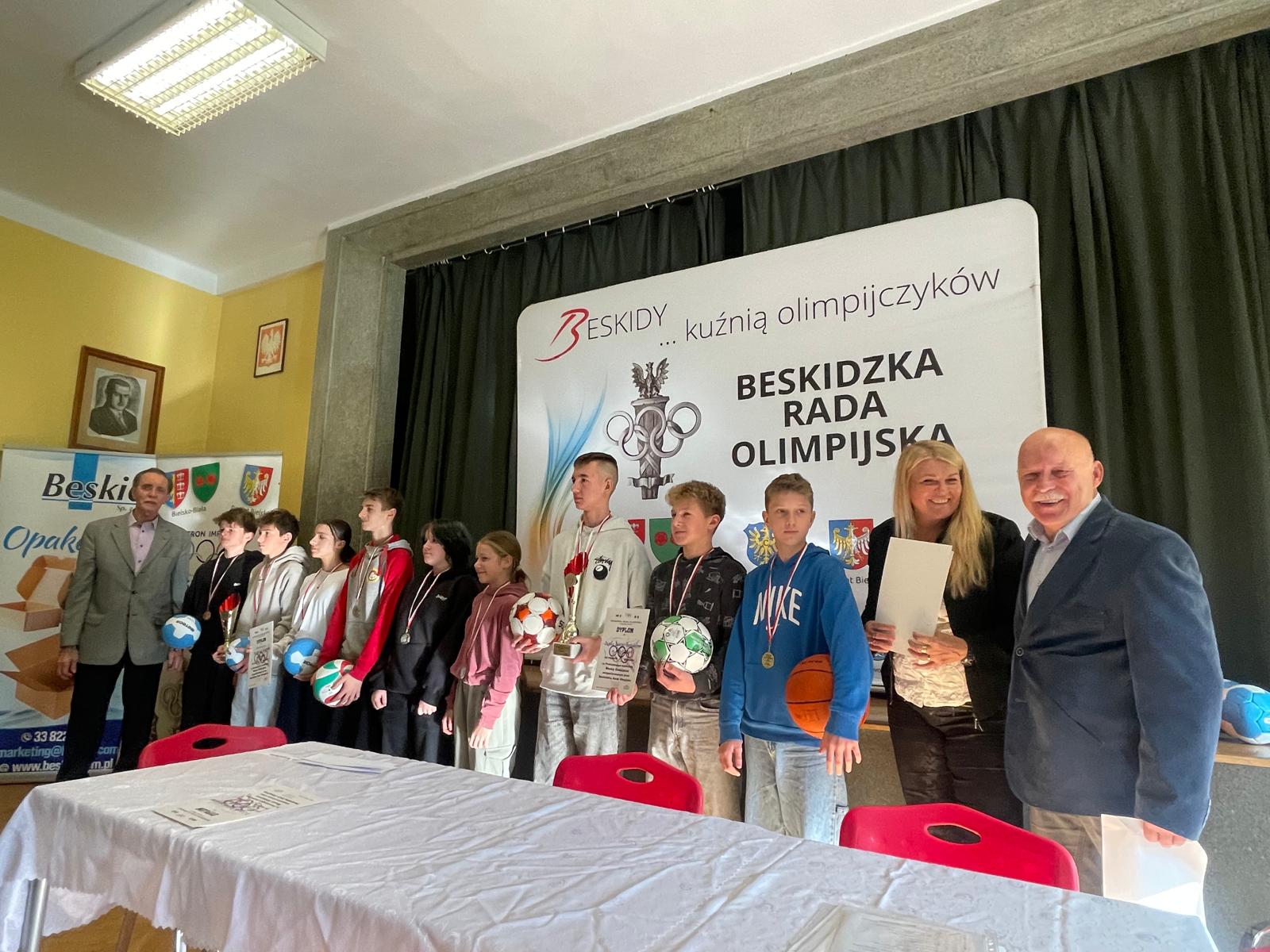 Na zdjęciu Konkursu Wiedzy Olimpijskiej,