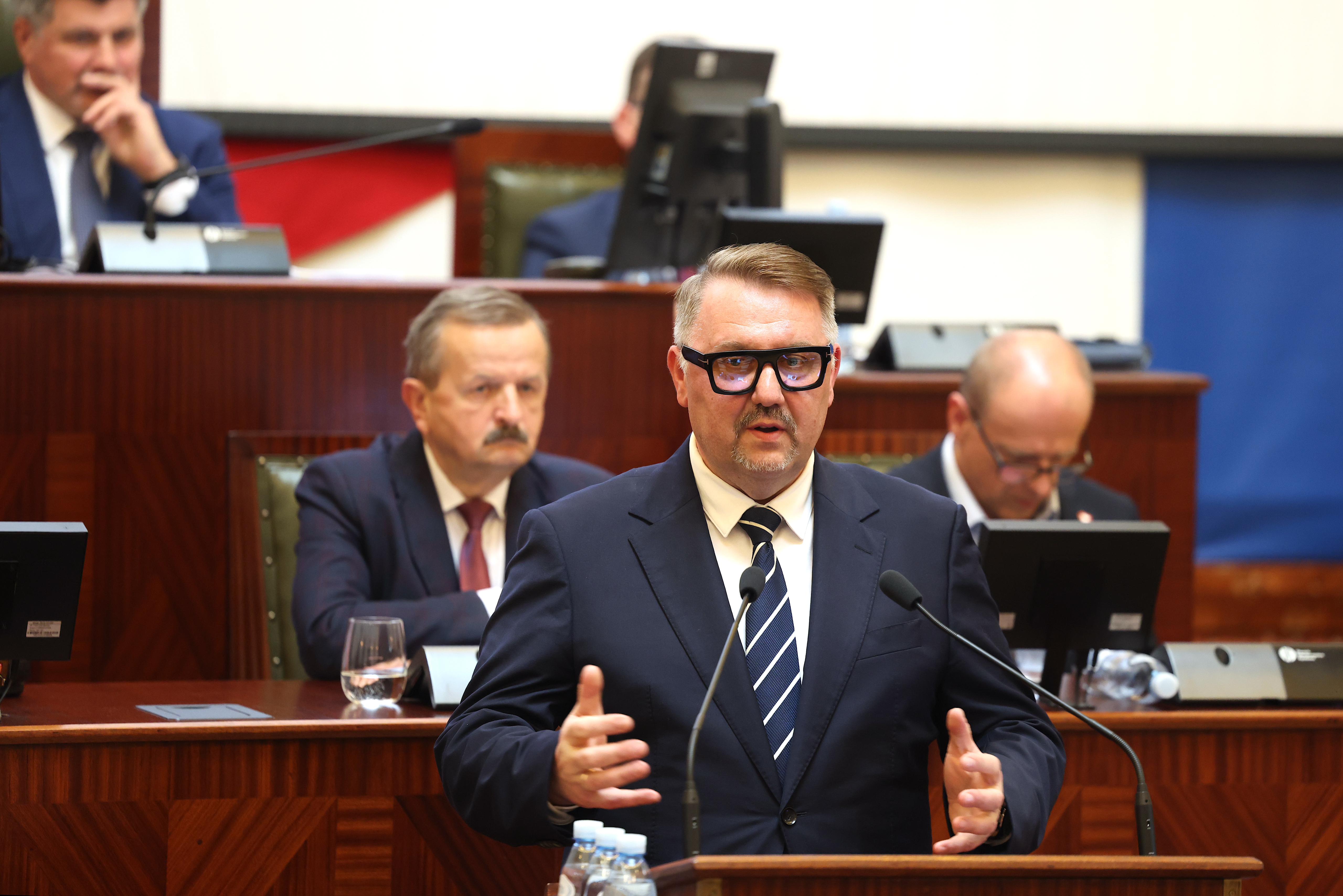 na zdjęciu obrady sejmiku w Katowicach 