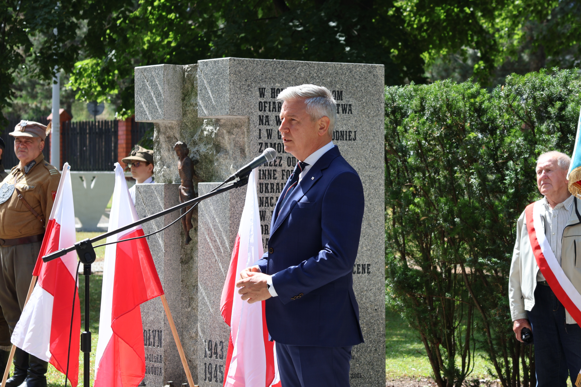 Na zdjęciu poseł Przemysław Drabek