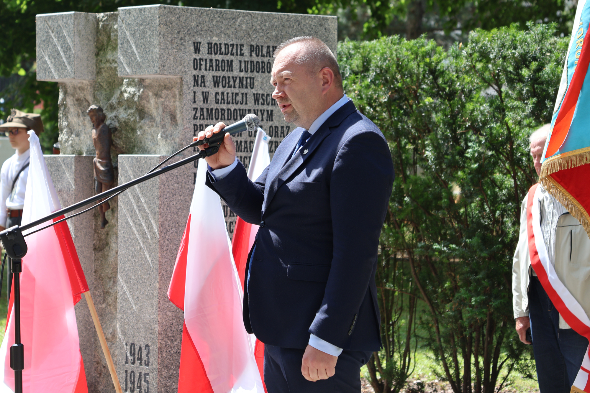 Na zdjęciu wiceprzewodniczący Rady Miejskiej Konrad Łoś