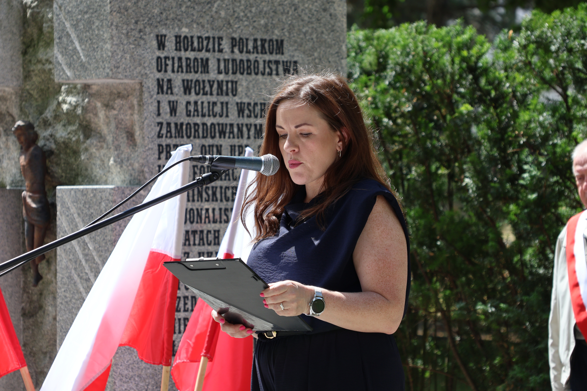 Na zdjęciu Joanna Banaś, reprezentująca posła Bronisława Foltyna