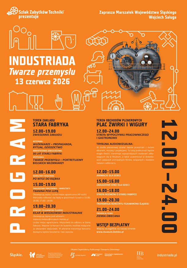 Na zdjęciu plakat industriady