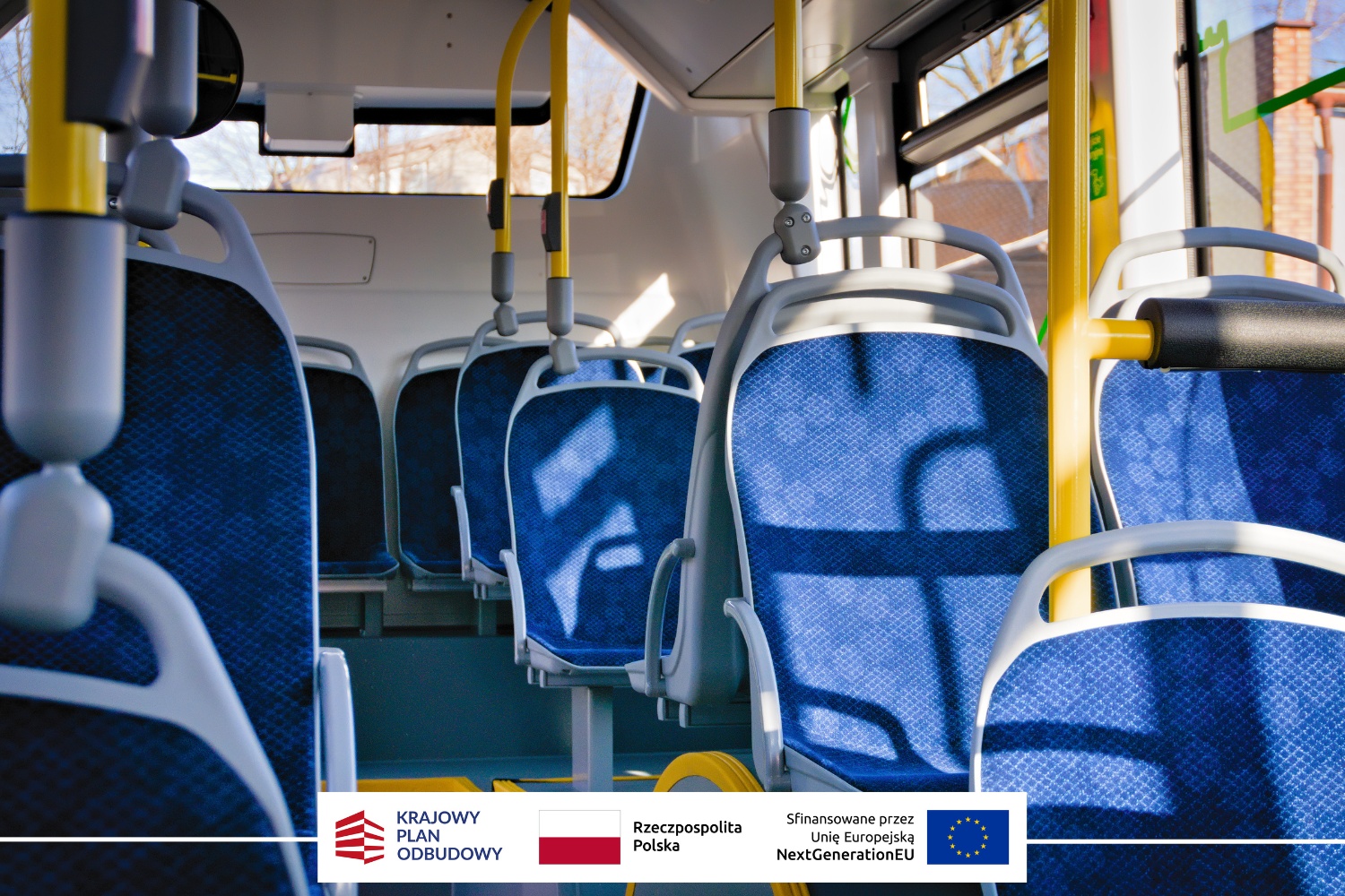 na zdjęciu nowe wnętrze autobusu