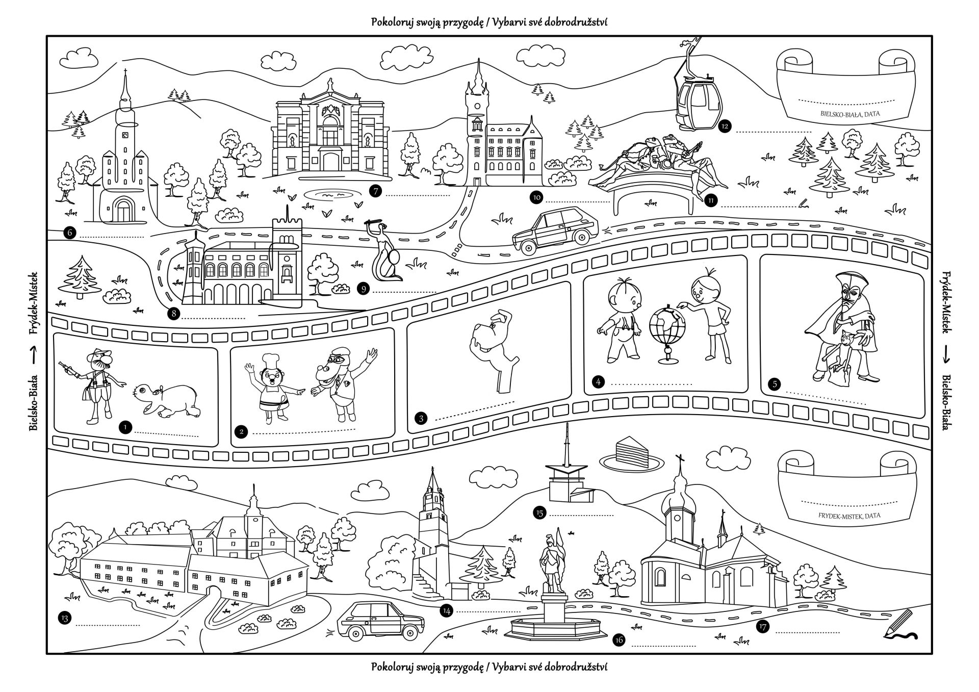 Na zdjęciu kolorowanka 
