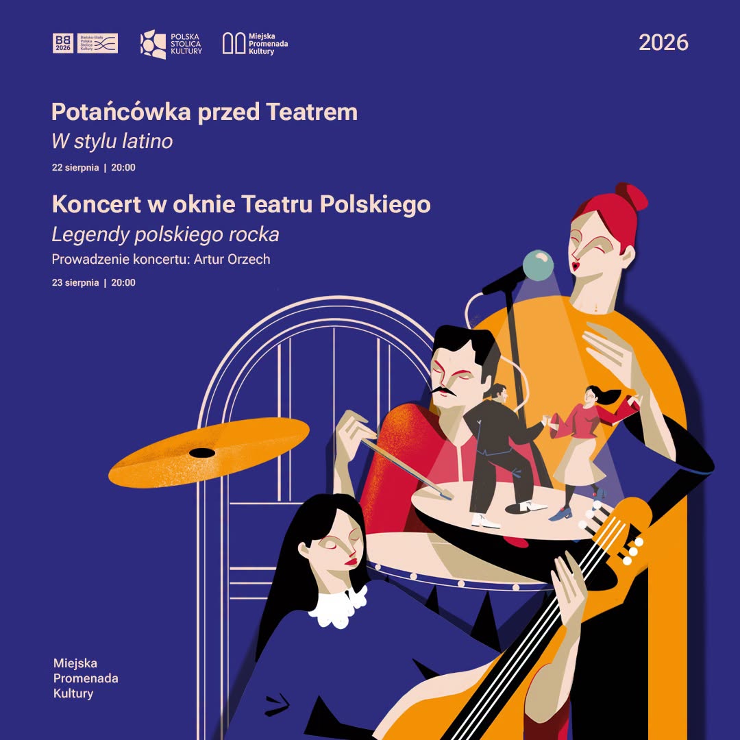 Na zdjęciu plakat koncertów