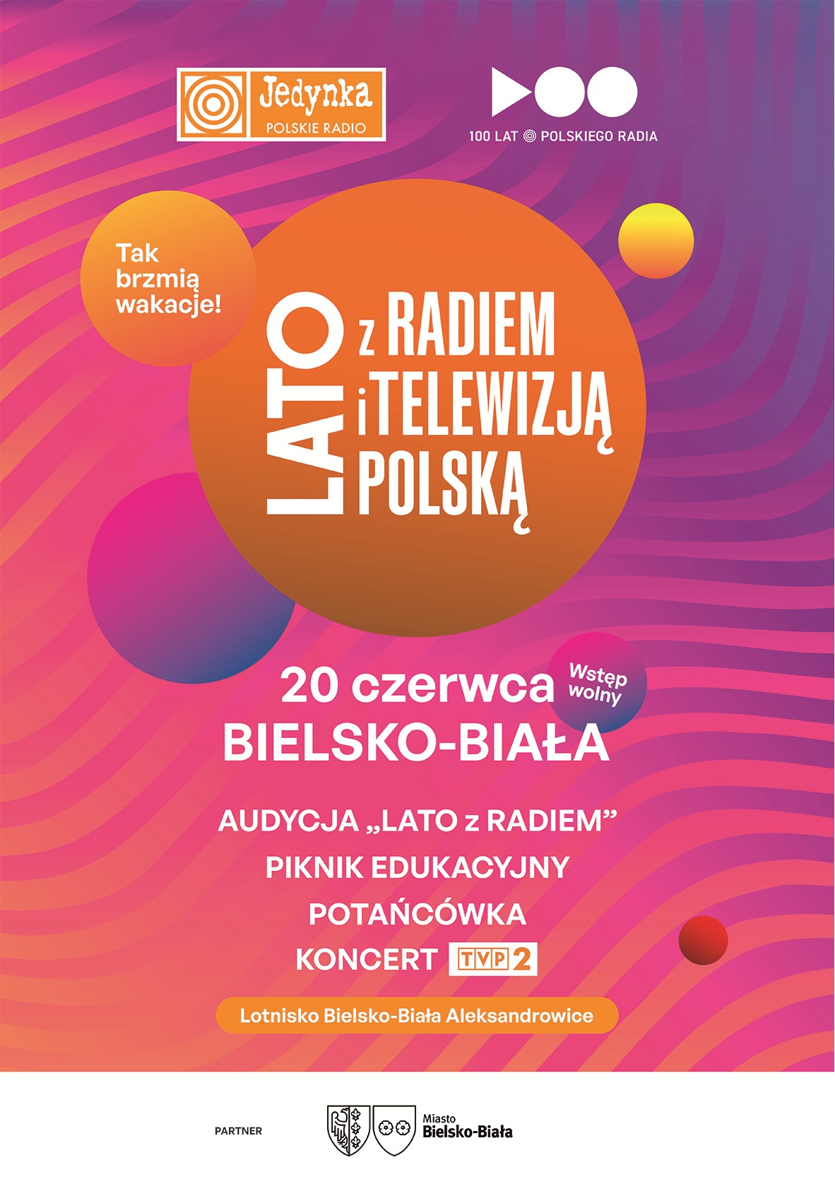 Na zdjęciu plakat koncertu