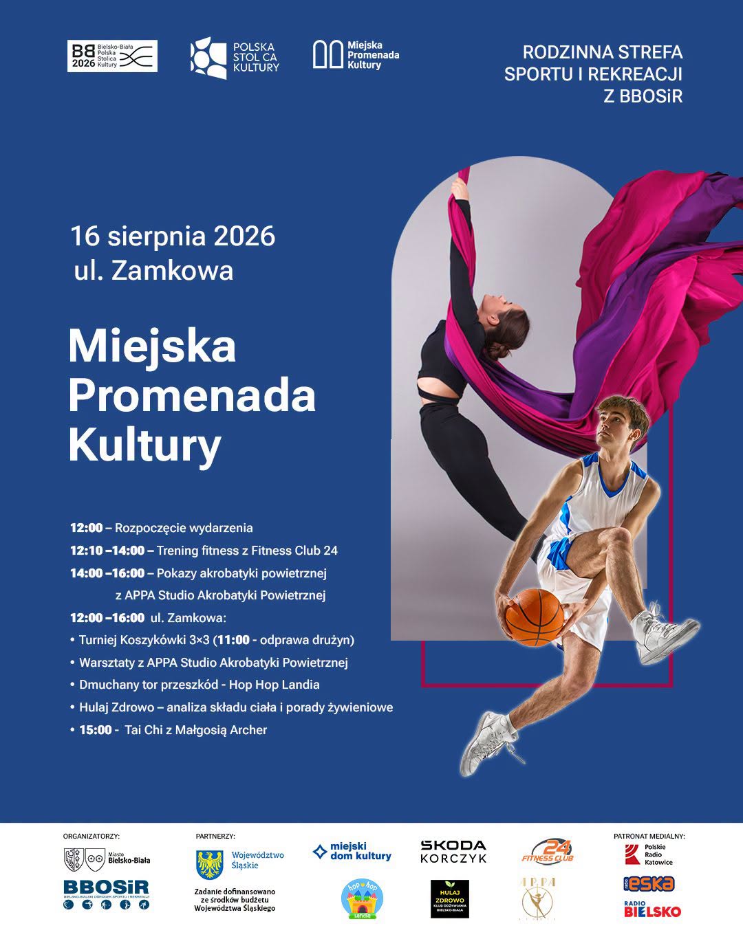Na zdjęciu plakat Miejskiej Promenady Kultury