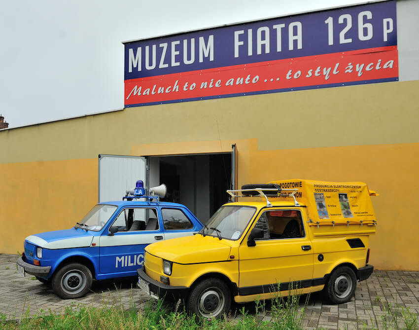 Muzeum Fiata 126p, fot. Lucjusz Cykarski