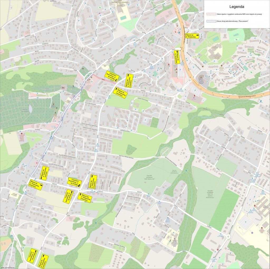 Na zdjęciu mapka sytuacyjna
