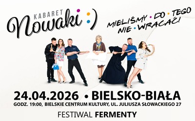 Na zdjęciu plakat kabaretu Nowali