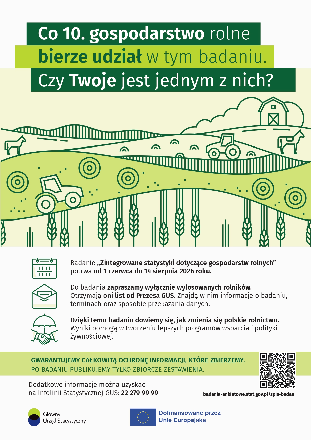 Na zdjęciu plakat badań ankietowych