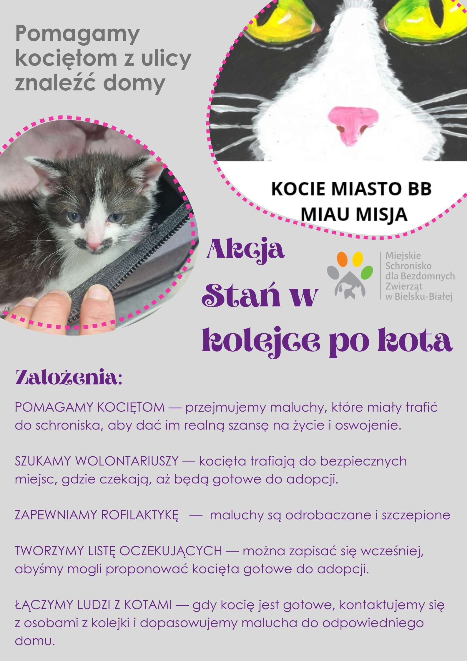 Na zdjęciu plakat akcji