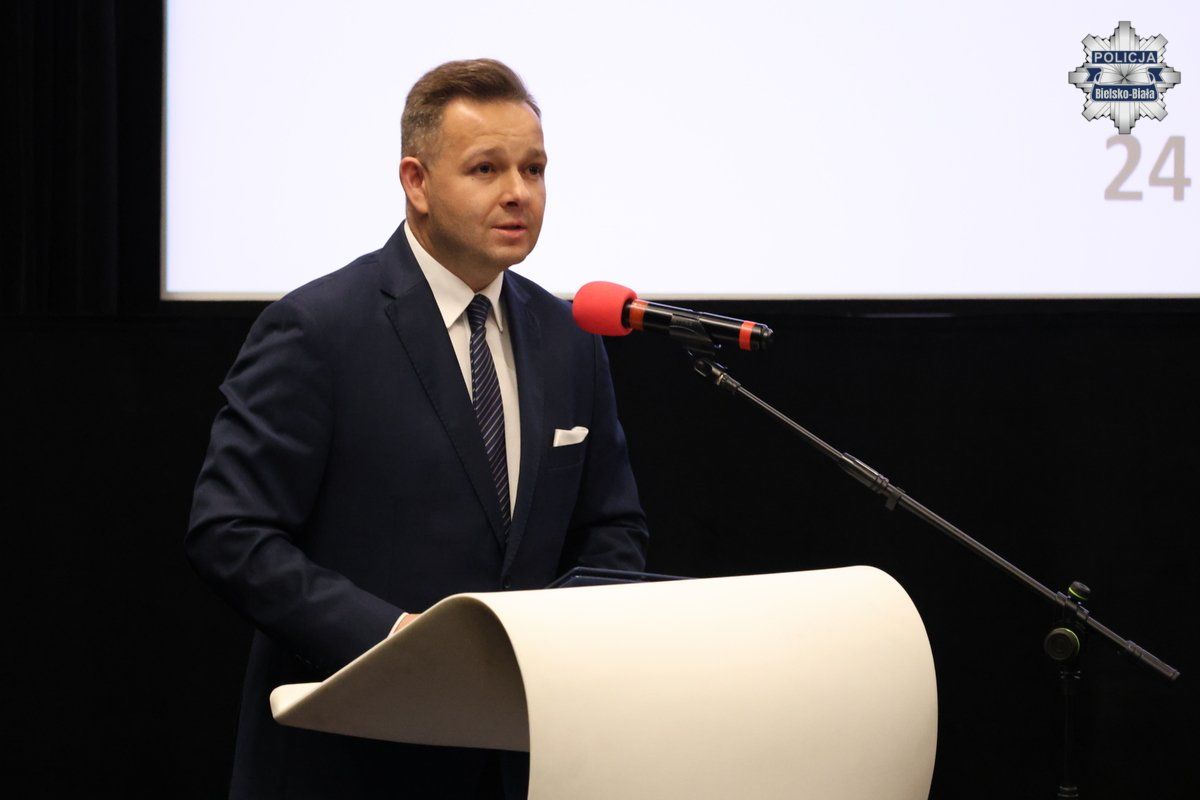 Na zdjęciu obchody święta Policji 