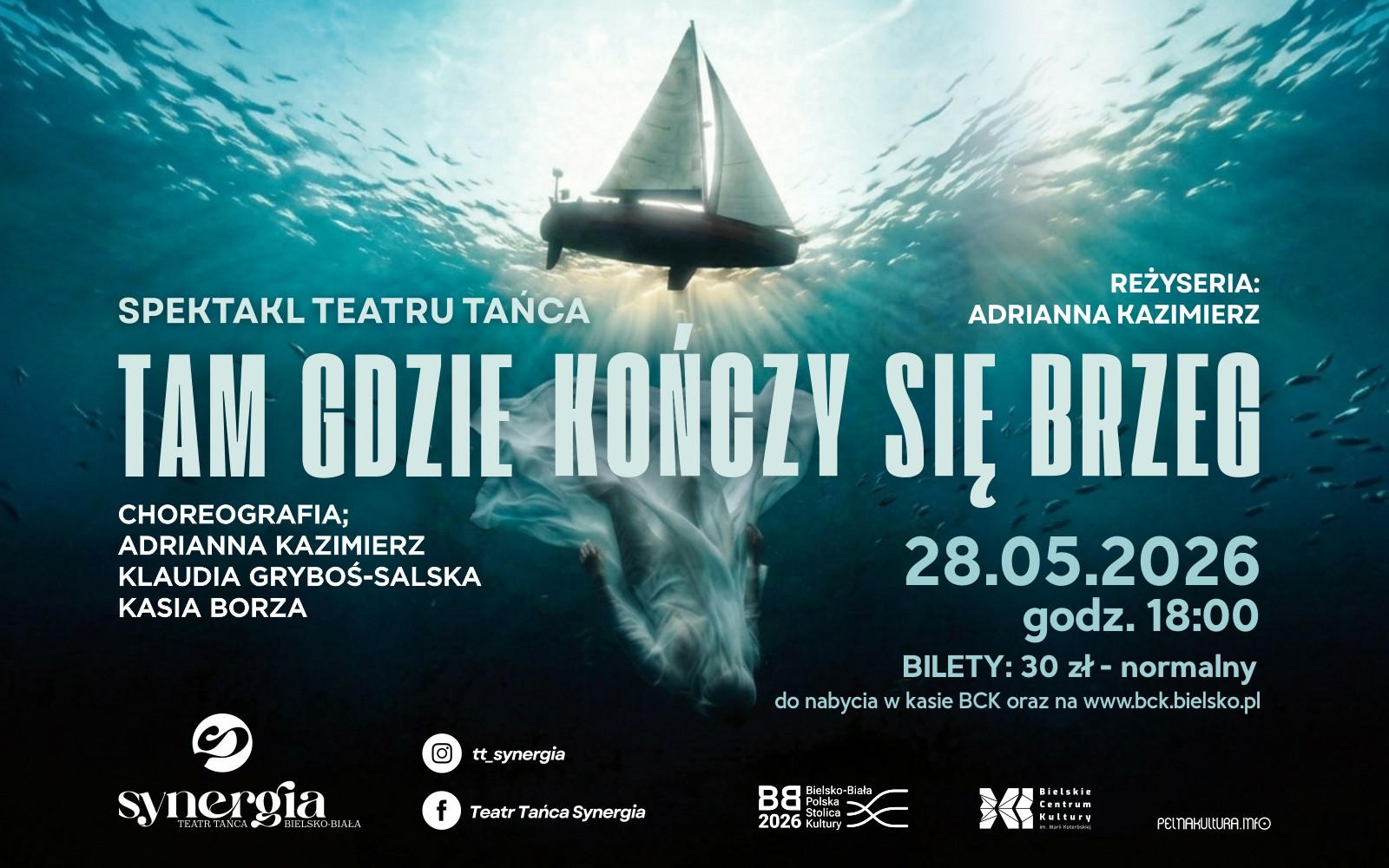 Na zdjęciu plakat premierowego spektaklu