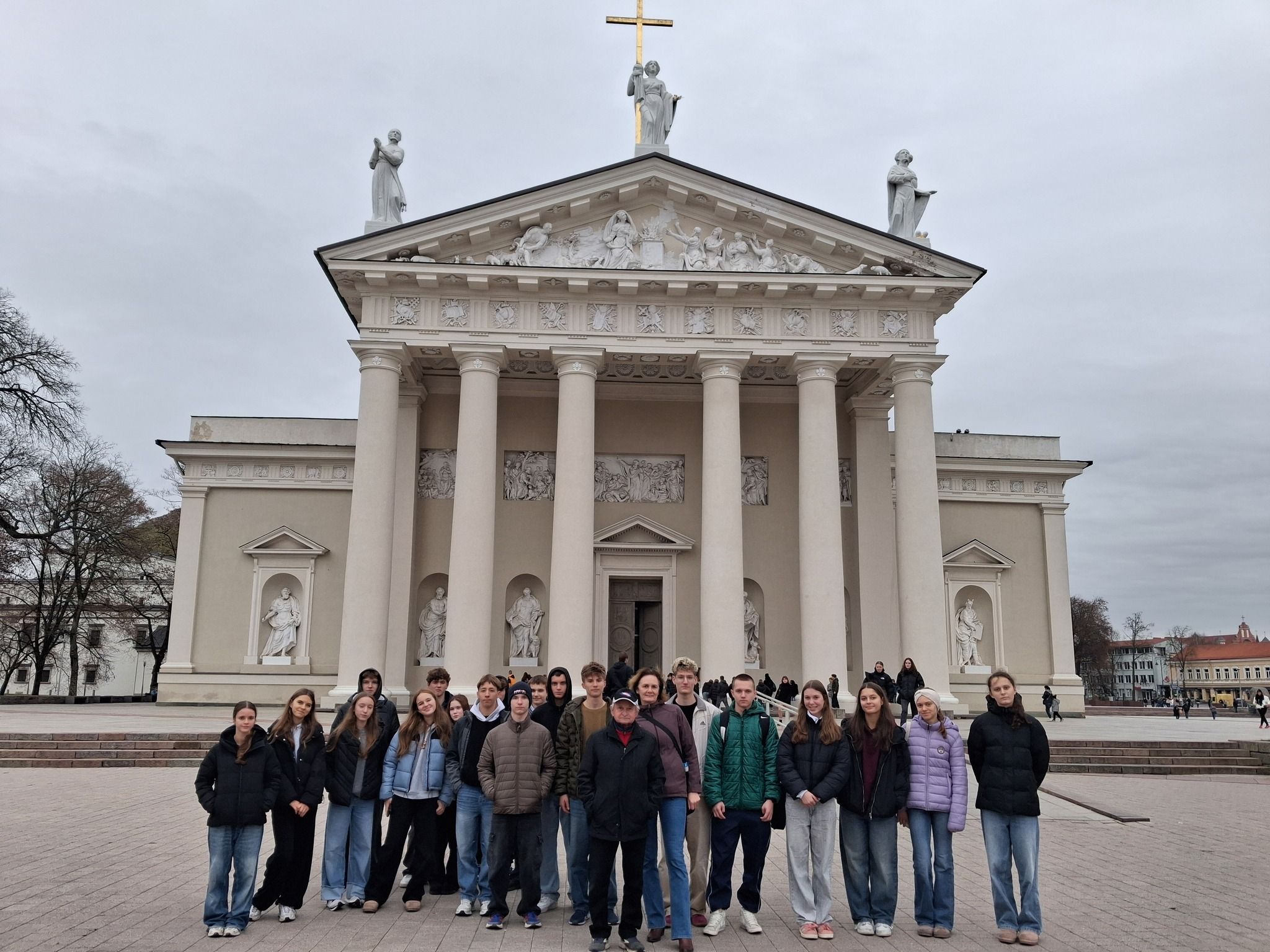 Na zdjęciu zawodnicy w Wilnie 