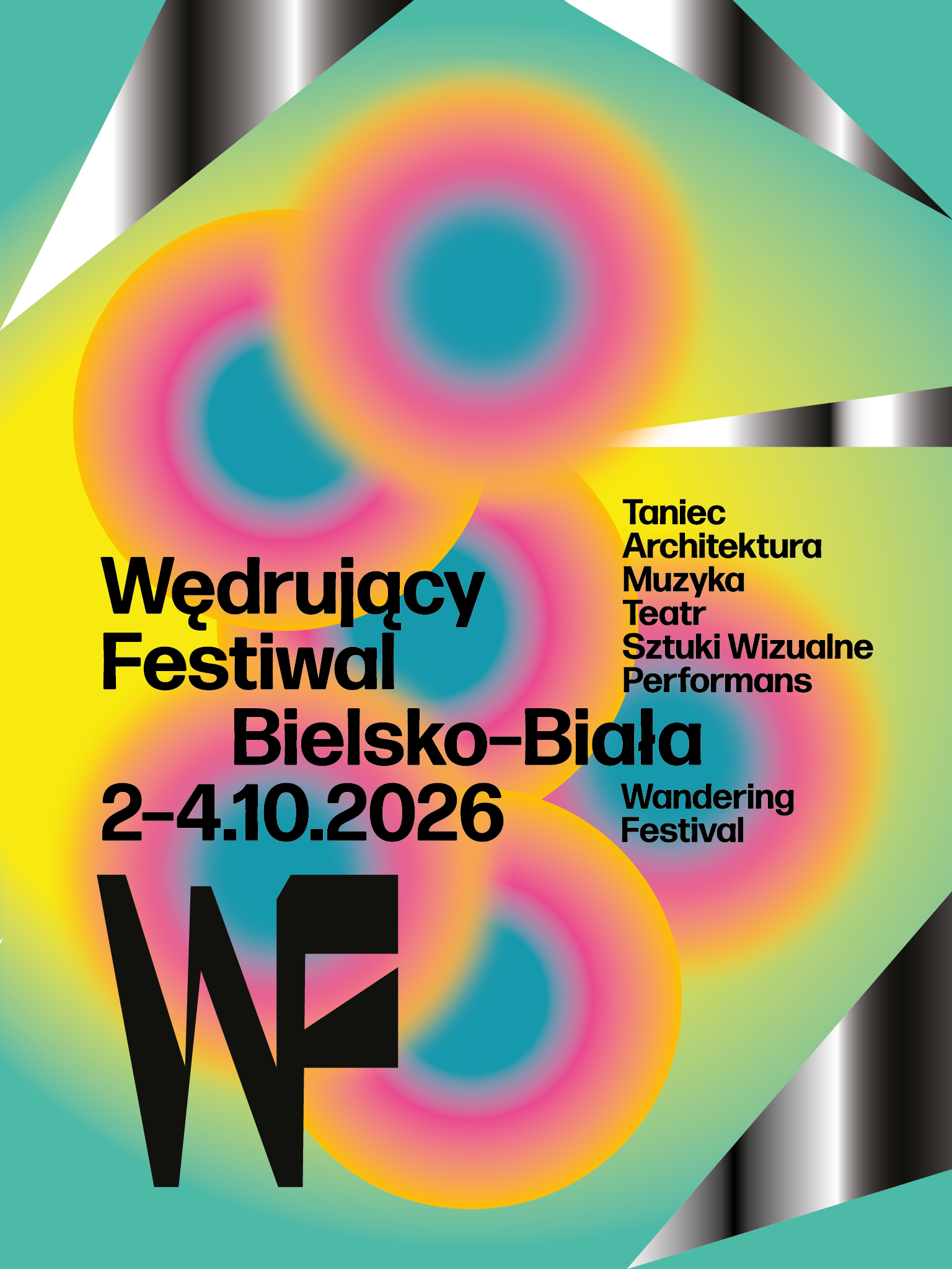Na zdjęciu plakat wędrującego festiwalu