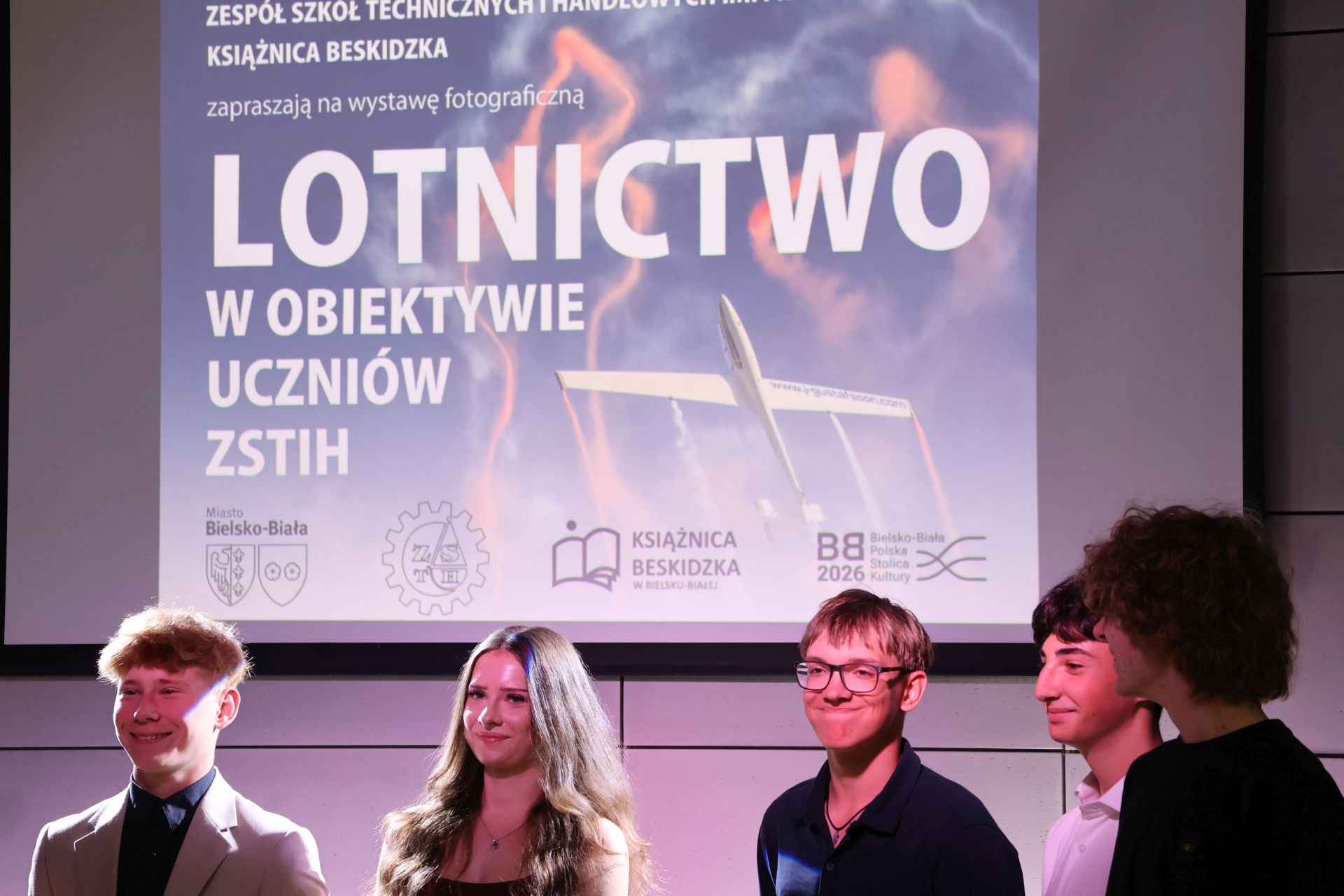 Na zdjęciu wernisaż wystawy 