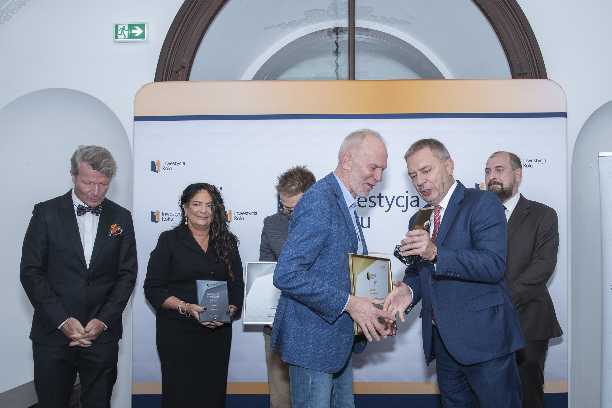 Na zdjęciu wręczenie nagrody 