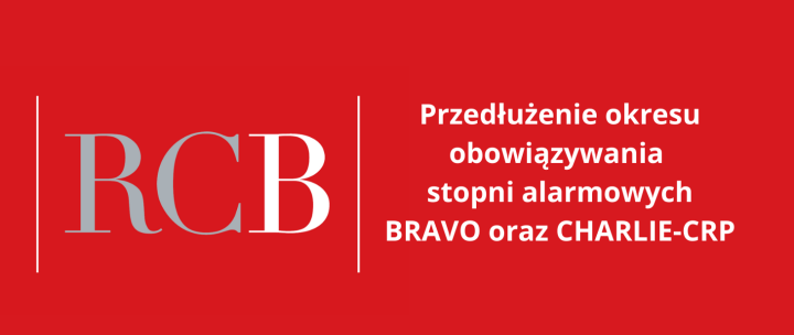 Przedłużenie stopni alarmowych CHARLIE-CRP i BRAVO