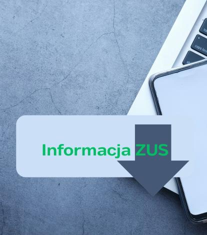 napis informacja ZUS