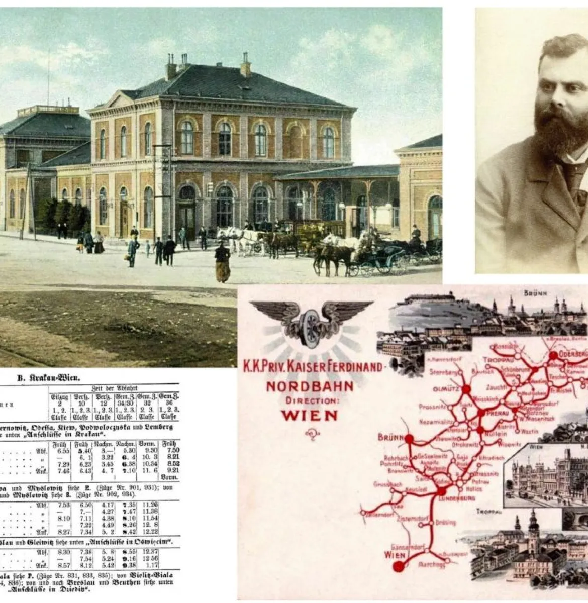 Na zdjęciu składanka dworcowa 