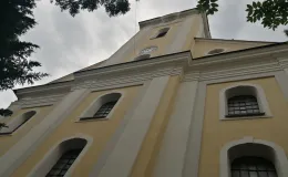 Korpus wieżowy po pracach renowacyjnych. Korpus wieżowy po pracach renowacyjnych.
