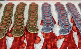 fot. Paweł Sowa/Wydział Prasowy UMBB na zdjęciu zawodnicy walczący