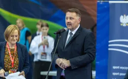 fot. Paweł Sowa/Wydział Prasowy UMBB na zdjęciu zawodnicy walczący