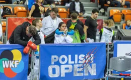 fot. Paweł Sowa/Wydział Prasowy UMBB na zdjęciu zawodnicy walczący