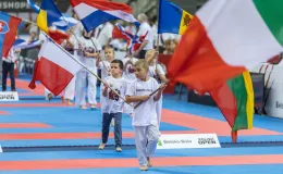 fot. Paweł Sowa/Wydział Prasowy UMBB na zdjęciu zawodnicy walczący