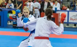 fot. Paweł Sowa/Wydział Prasowy UMBB na zdjęciu zawodnicy walczący