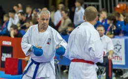 fot. Paweł Sowa/Wydział Prasowy UMBB na zdjęciu zawodnicy walczący