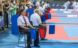 fot. Paweł Sowa/Wydział Prasowy UMBB na zdjęciu zawodnicy walczący