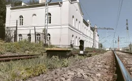 Na zdjęciu stary dworzec