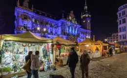 na zdjęciu osoby podczas Świąt na Starówce