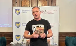 Na zdjęciu promocja książki Witkacego granice 