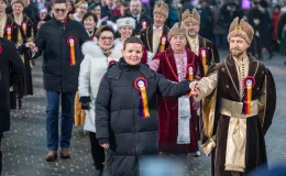 na zdjęciu osoby podczas otwarcia PSK