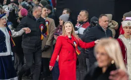 na zdjęciu osoby podczas otwarcia PSK