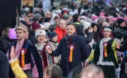 na zdjęciu osoby podczas otwarcia PSK