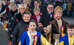 na zdjęciu osoby podczas otwarcia PSK