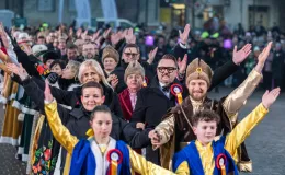 na zdjęciu osoby podczas otwarcia PSK