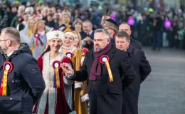 na zdjęciu osoby podczas otwarcia PSK